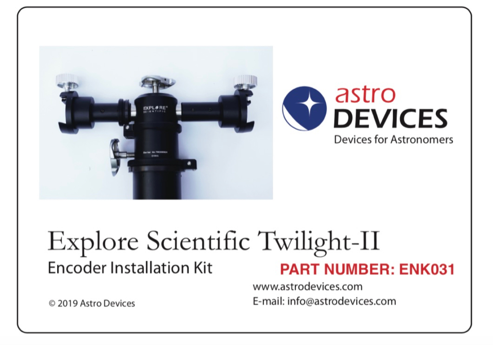 Explore Scientific Twilight-II Encoder Kit