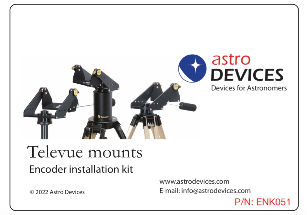 Televue mounts - Encoder Kit